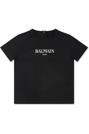 Balmain Button-back cotton t-shirt