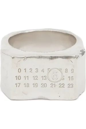 Maison Margiela Geometric numeric signature ring