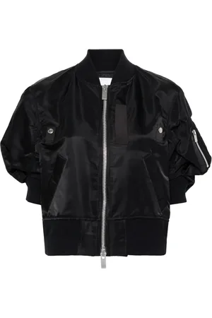 SACAI Short-sleeve bomber jacket
