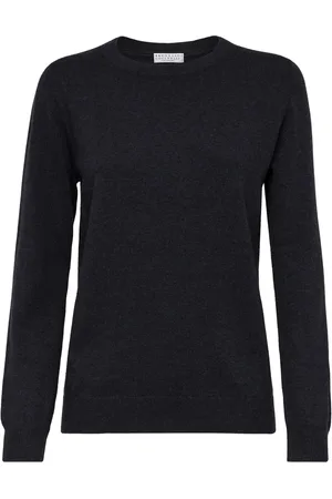 Brunello Cucinelli Long-sleeved cashmere-knit top