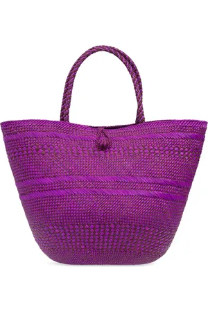 ULLA JOHNSON Large Marta interwoven tote bag