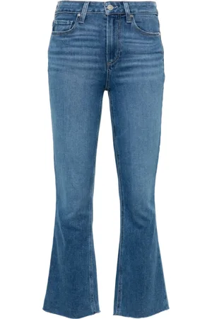 Paige Colette high-rise flared cropped jeans