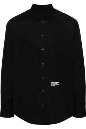 Dsquared2 Logo print poplin shirt