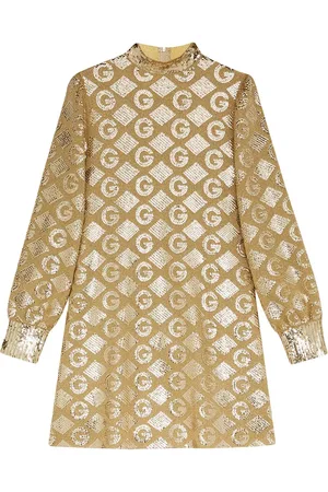 Gucci Lamé G rhombi jacquard dress