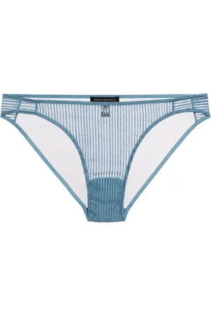 Kiki de Montparnasse Striped lace briefs