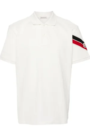 Moncler Appliqué-logo piqué polo shirt