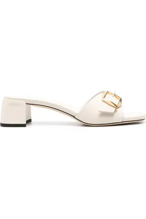 Jimmy Choo Hawke 40mm leather mules