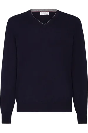 Brunello Cucinelli V-neck cashmere jumper