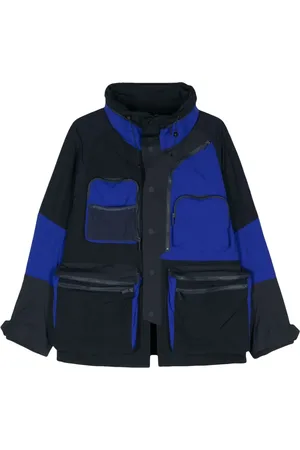 WHITE MOUNTAINEERING Colour-block multi-pocket parka