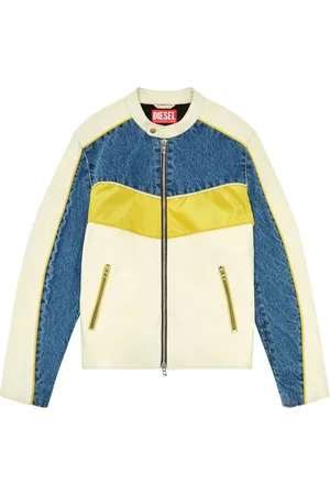 Diesel L-Leopol panelled jacket