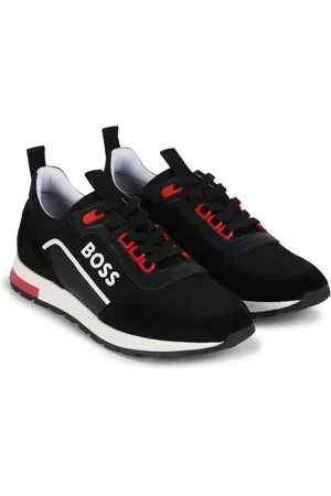 HUGO BOSS Logo-print panelled sneakers