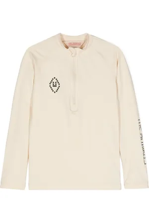The Animals Observatory Deer half-zip rash guard