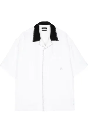 FIVE CM Short-sleeve cotton-blend shirt