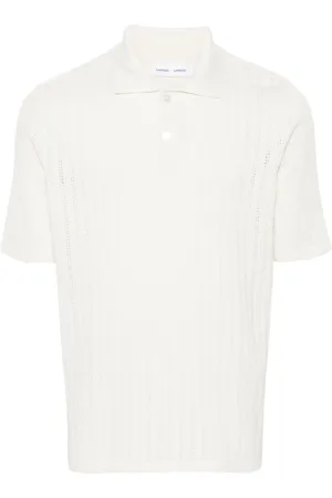 Samsøe Samsøe Saconald open-knit polo shirt