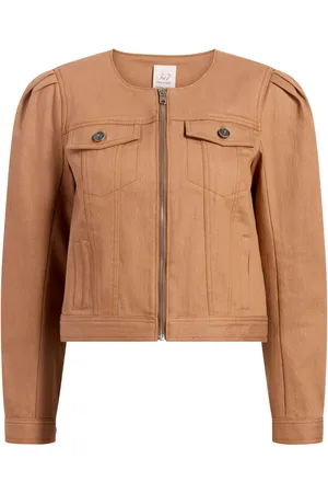 Cinq A Sept Dalia cropped denim jacket