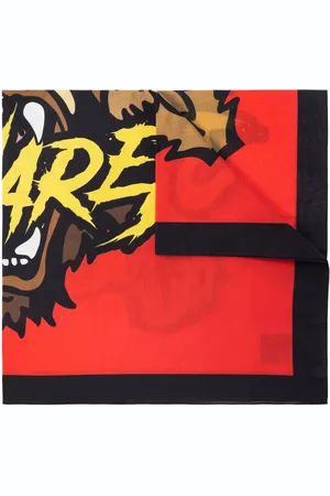 Dsquared2 Logo-print cotton scarf