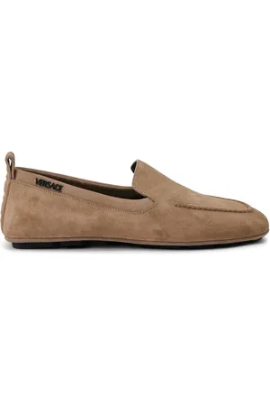 VERSACE Villa suede loafers