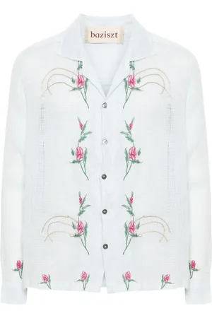 Baziszt Stem linen shirt