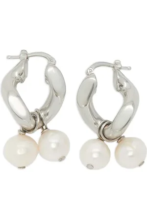Jil Sander Pearl-embellished drop earrings