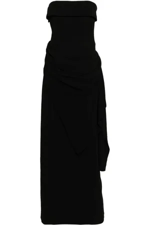 Dsquared2 Draped asymmetric maxi dress