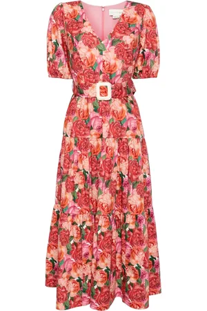 Sachin & Babi Carina floral-print midi dress