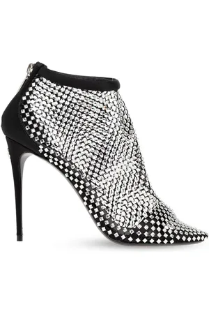 Dolce & Gabbana Mesh-panelled leather pumps