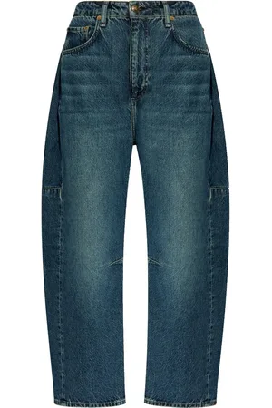 RAG&BONE High-rise cropped cotton jeans