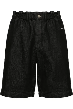 Sandro Elasticated-waist denim shorts