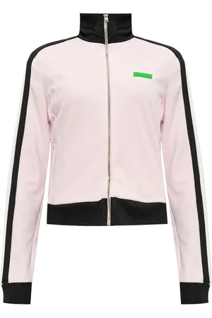 Ganni Logo-patch high-neck track jacket