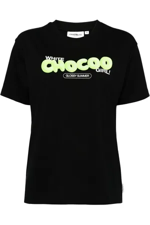 Chocoolate Logo lettering cotton T-shirt