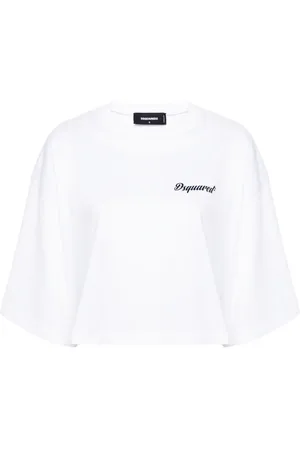 Dsquared2 Logo-print cropped T-shirt