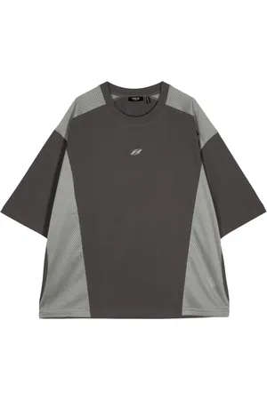 FIVE CM Panelled cotton T-shirt