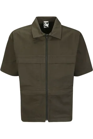 GR10K Zipped cotton shirt