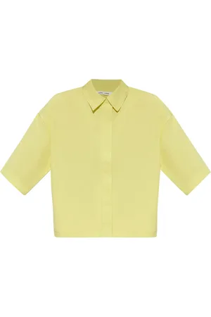 Samsøe Samsøe Drawstring-waist cropped shirt