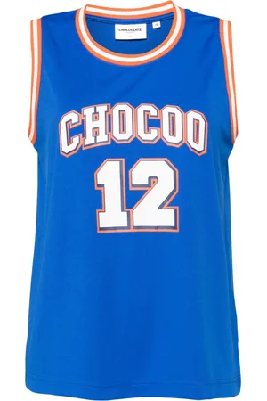 Chocoolate Logo and number tank top