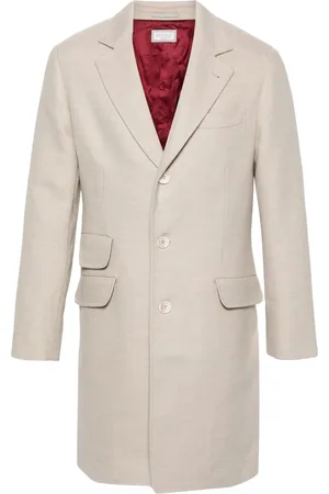 Brunello Cucinelli Single-breasted felted coat