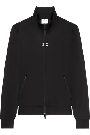Courrèges Logo-embroidered jersey jacket