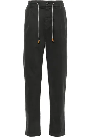 ELEVENTY Drawstring-fastening trousers