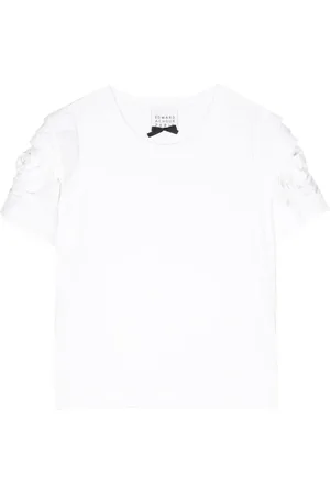 Edward Achour Paris Gathered short-sleeve T-shirt