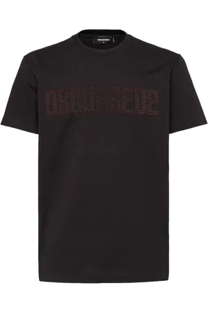 Dsquared2 Crystal-logo cotton T-shirt