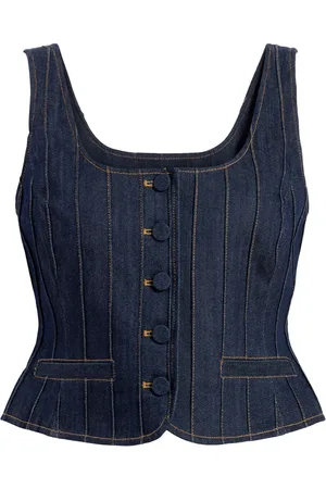 Cinq A Sept Rowena denim top