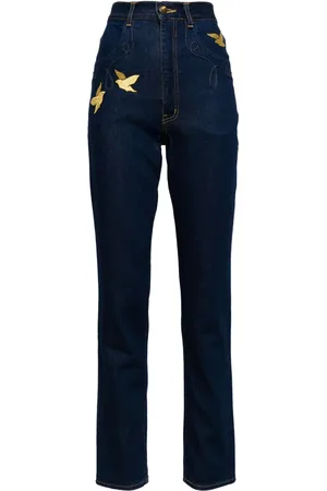 Saint Laurent 1990-2000s high-rise straight-leg jeans