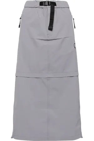 Chocoolate Elasticated-waist midi skirt