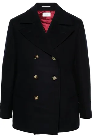 Brunello Cucinelli Double-breasted felted coat