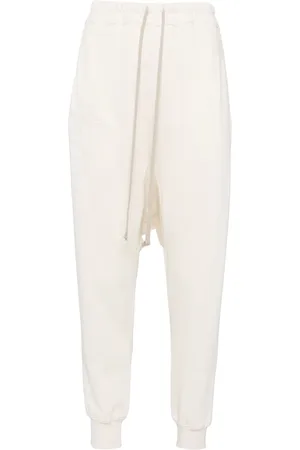 Rick Owens Tapered cotton track pants