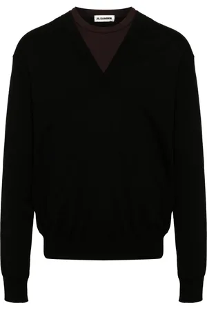 Jil Sander Layered virgin wool-blend jumper