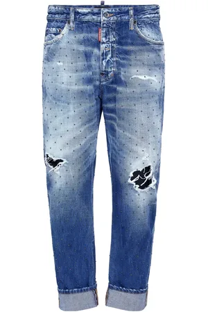 Dsquared2 Distressed cropped jeans