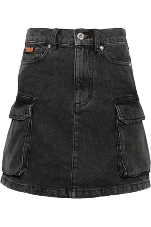 Chocoolate Cargo denim skirt
