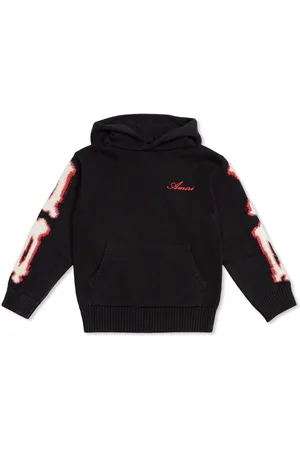 AMIRI Embroidered logo knitted hoodie