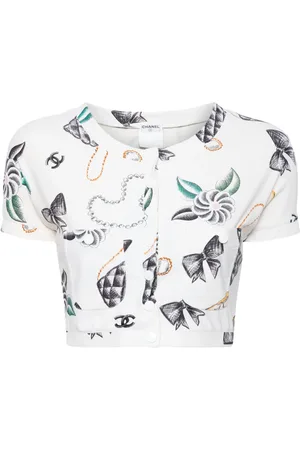 CHANEL 1996 Icons cropped shirt